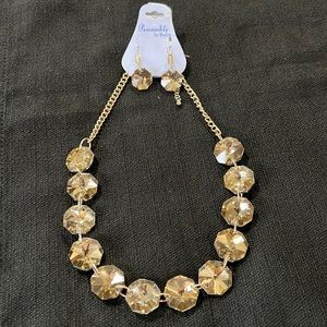 NWT Necklace and earrings set
